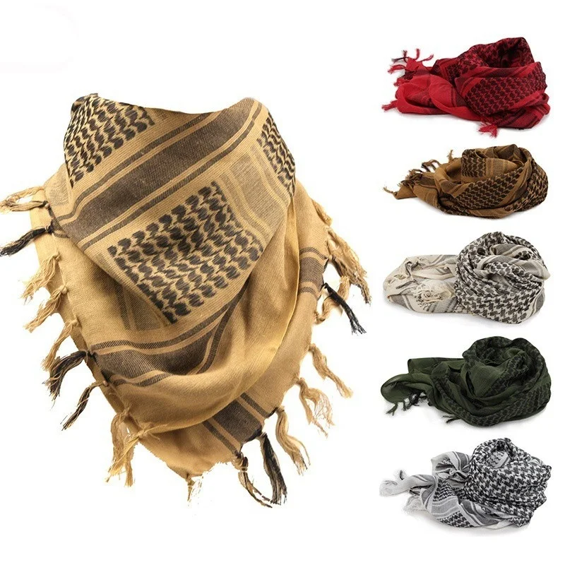 Moda wojskowa Lekki wojskowy szalik w kratę Unisex Taktyczny arabski szalik zapewniający ciepło Moda wojskowa Lekki wojskowy szalik w kratę Unisex Taktyczny arabski szalik zapewniający ciepło