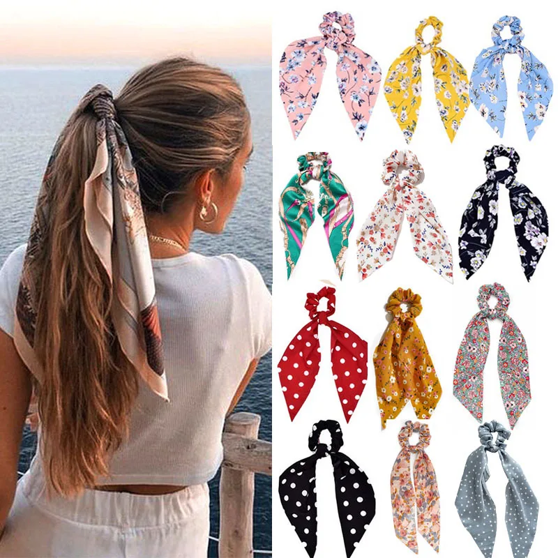 Moda wzór w cętki kokarda satynowa długa wstążka kucyk szalik opaska do włosów Scrunchies kobiety dziewczęta… Moda wzór w cętki kokarda satynowa długa wstążka kucyk szalik opaska do włosów Scrunchies kobiety dziewczęta…