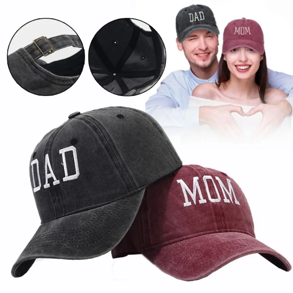 Modne daszki tata matka haftowane czapki baseballowe regulowane czapki baseballowe w stylu vintage Hiphop w…