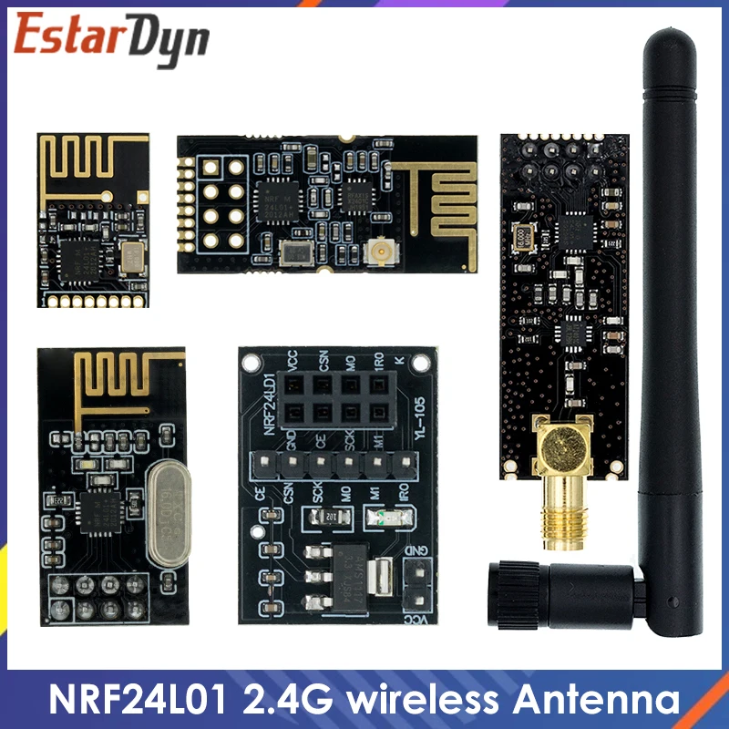Moduł bezprzewodowej transmisji danych NRF24L01+ 2.4G, wersja ulepszona NRF24L01 2.4GHz, NRF24L01+PA+LNA… Moduł bezprzewodowej transmisji danych NRF24L01+ 2.4G, wersja ulepszona NRF24L01 2.4GHz, NRF24L01+PA+LNA…