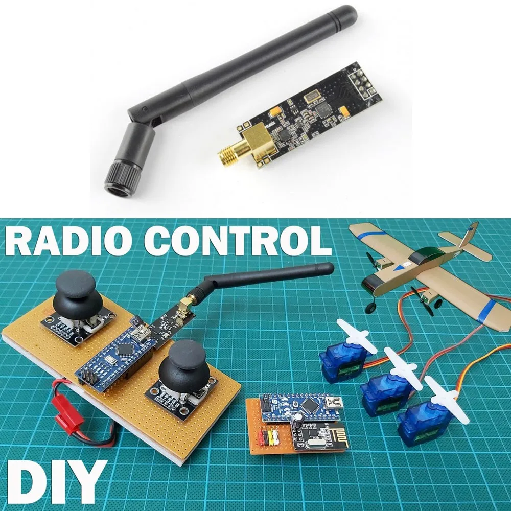 Moduł bezprzewodowy RF Transceiver 2.4G NRF24L01+PA+LNA 1100m Daleki Zasięg z Anteną Moduł bezprzewodowy RF Transceiver 2.4G NRF24L01+PA+LNA 1100m Daleki Zasięg z Anteną