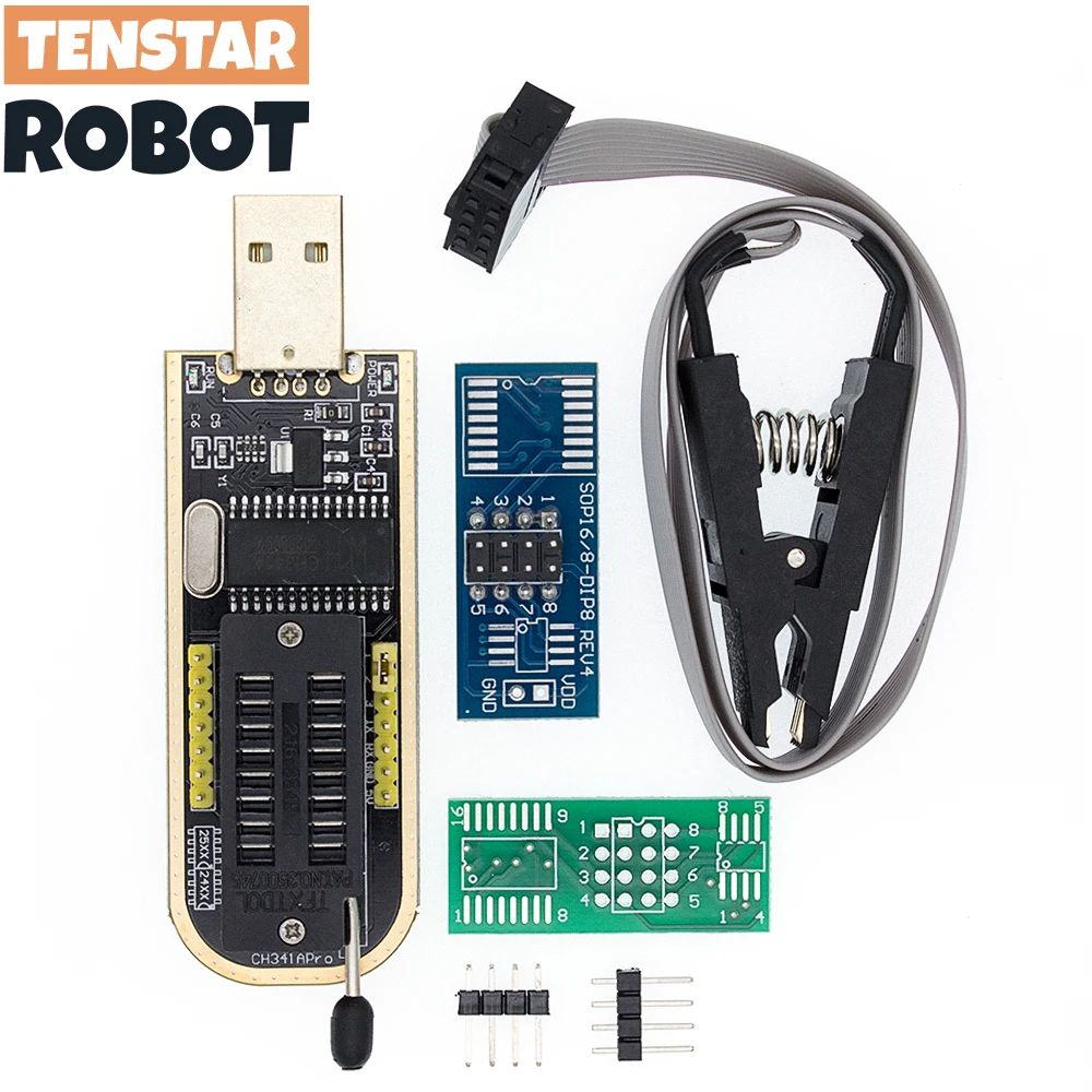 Moduł CH341 CH341 24 25 Seria EEPROM Flash BIOS Moduł programatora USB 93CXX/25CXX /24CXX