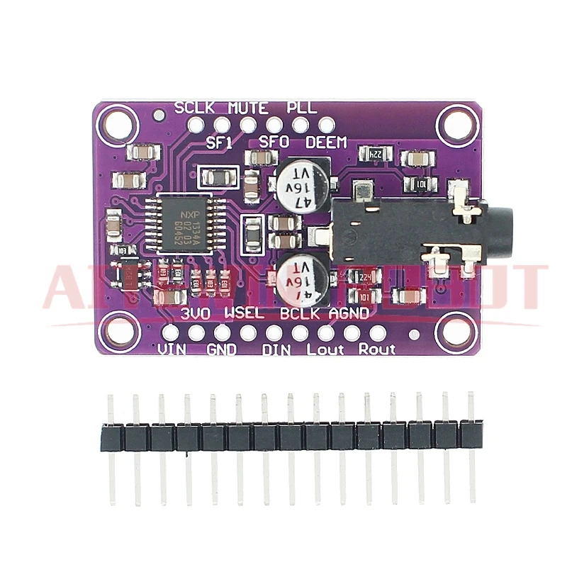 Moduł DAC UDA1334A UDA1334 I2S DAC Audio Stereo Dekoder Płytka Modułu dla Arduino 3.3V – 5V