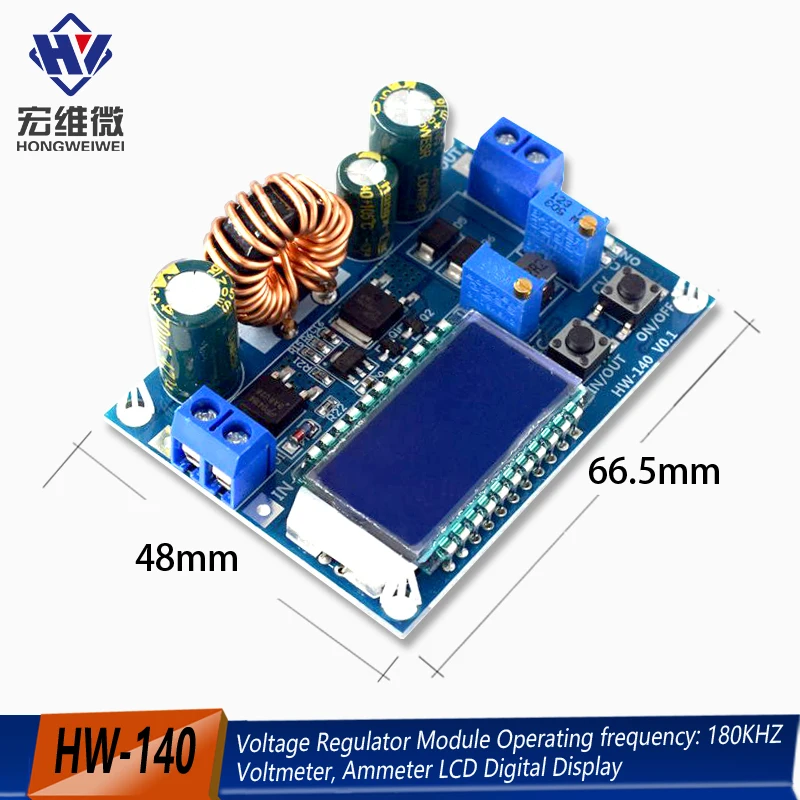 Moduł konwertera DC-DC Buck Boost 5.5-30V do 0.5-30V 4A 35W Regulowany regulator napięcia Step Up Down Cyfrowy… Moduł konwertera DC-DC Buck Boost 5.5-30V do 0.5-30V 4A 35W Regulowany regulator napięcia Step Up Down Cyfrowy…