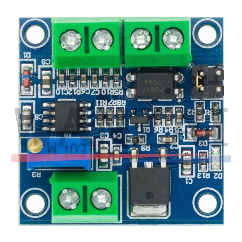 Moduł konwertera PWM na napięcie 0%-100% do 0-10V dla PLC MCU Sygnał cyfrowo-analogowy PWM Regulowany moduł…