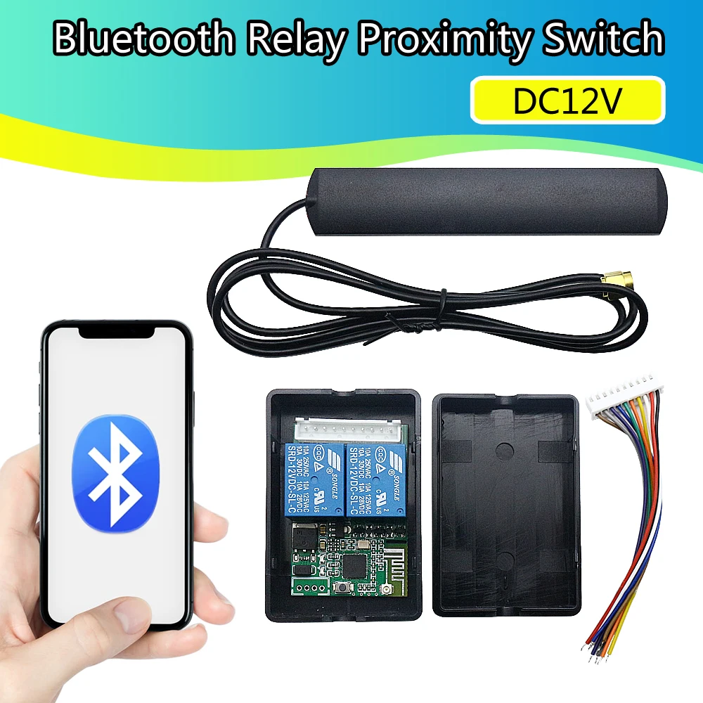 Moduł przekaźnika Bluetooth DC12v samochodowy elektryczny rower zdalnie sterowany modyfikacja indukcyjny…