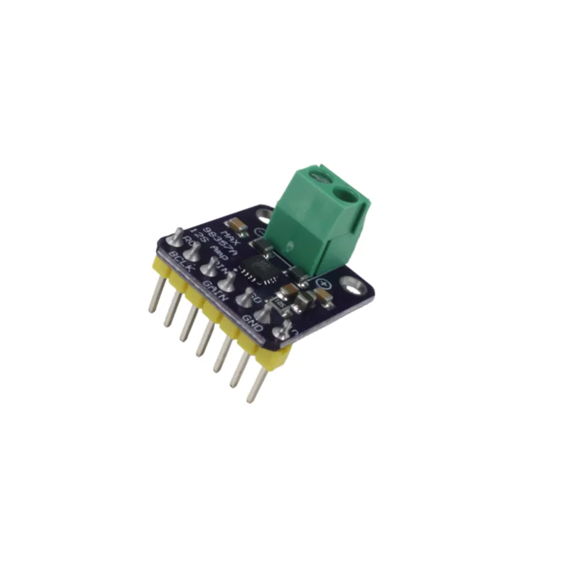 Moduł wzmacniacza audio klasy D MAX98357A I2S 3W z dekoderem DAC, bez filtra, Plug and Play, dla ESP32…