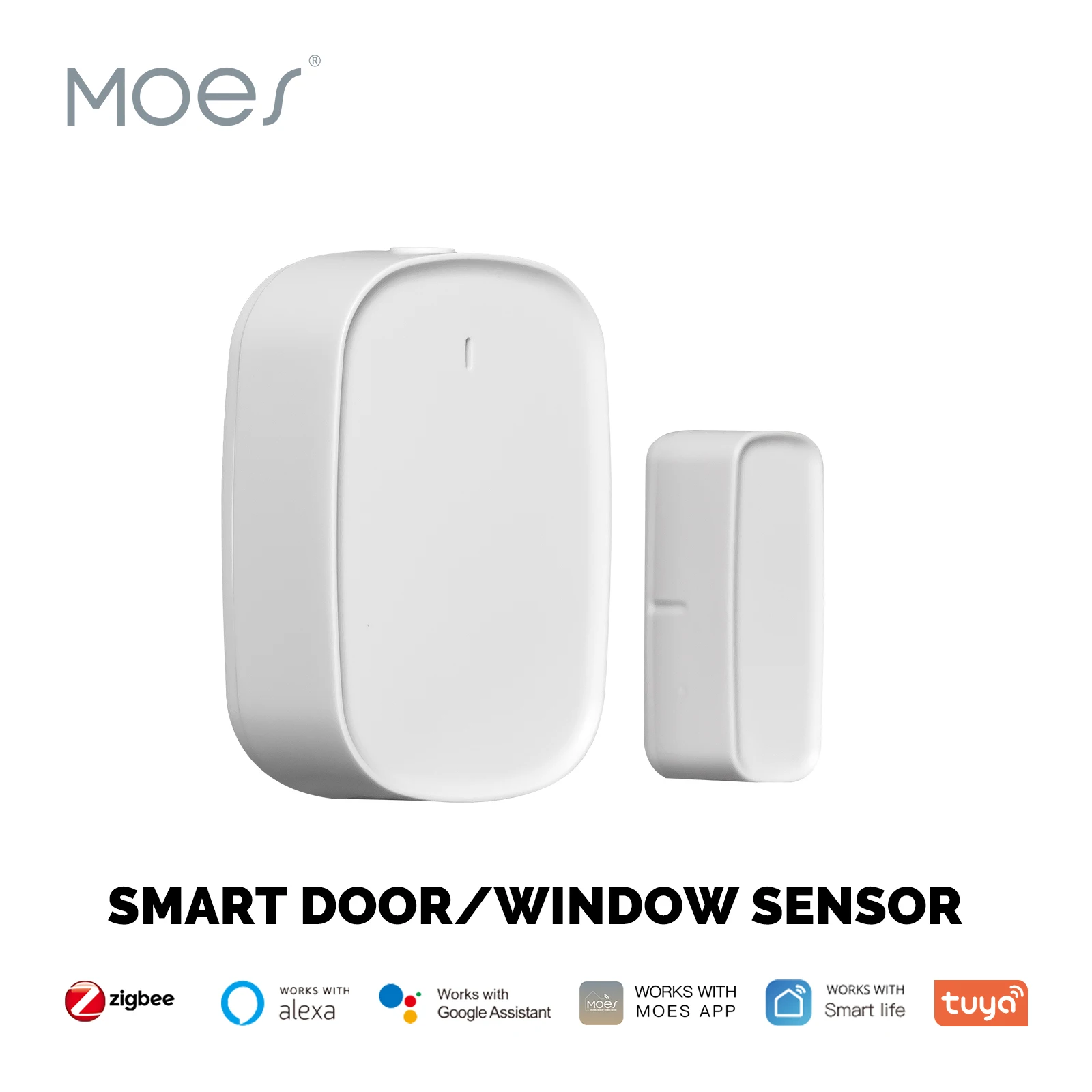 MOES Tuya ZigBee Inteligentny czujnik bramy okiennej Inteligentny system alarmowy w domu Inteligentne życie…