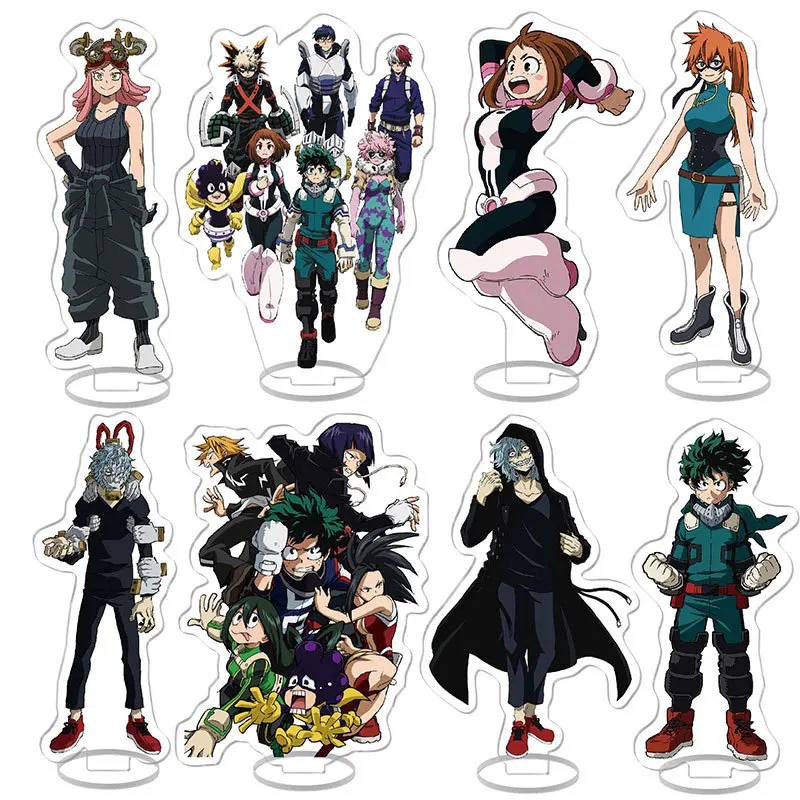 My Hero Academia MHA Akrylowy Stojak Model Płytka Dekoracyjna Oryginalna Figurka na Biurko Prezent dla Fanów…