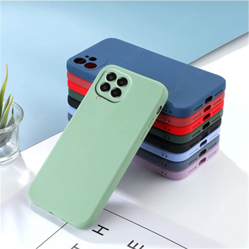 Na okładkę Samsung Galaxy M53 5G etui do Samsung M53 Capas powrót TPU miękka okładka do Samsung M12 M22 M23…