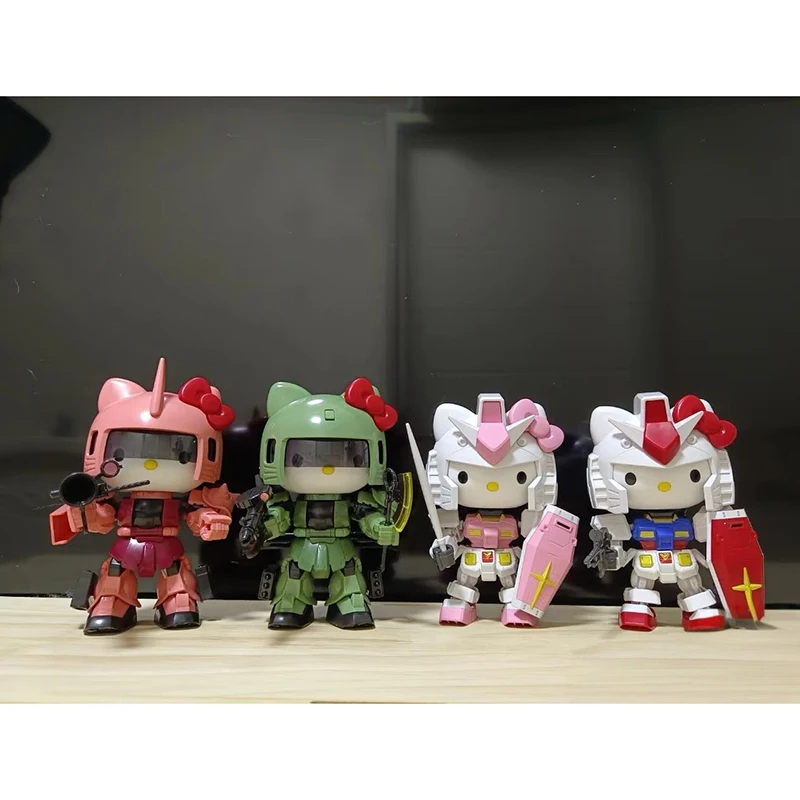 Na stanie Hello Kitty 1/144 Skala Uroczy Kot Kolekcja Model do Składania Figurka Akcji Kolekcjonerska Zabawka…