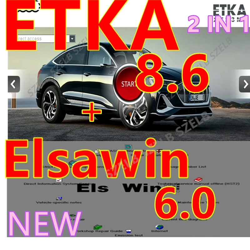 Najnowszy ETKA 8.6+ Elsawin 6.0 Auto Repair Etka 8.6 Software Group Katalog Części Elektronicznych do Pojazdów… Najnowszy ETKA 8.6+ Elsawin 6.0 Auto Repair Etka 8.6 Software Group Katalog Części Elektronicznych do Pojazdów…