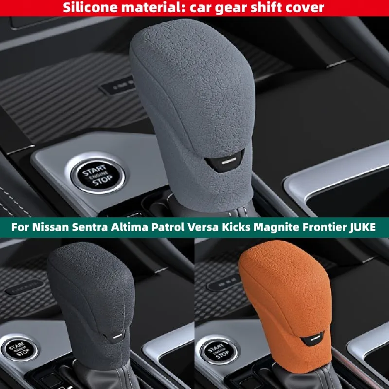 Nakładki na gałkę zmiany biegów do Nissan Sentra Altima Patrol Versa Kicks Magnite Frontier JUKE…