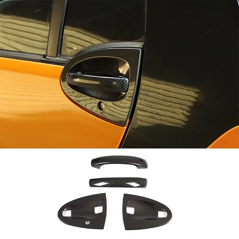 Nakładki na klamki z włókna węglowego ABS do Mercedes Benz Smart 451 Fortwo 2009-2015, akcesoria dekoracyjne… Nakładki na klamki z włókna węglowego ABS do Mercedes Benz Smart 451 Fortwo 2009-2015, akcesoria dekoracyjne…