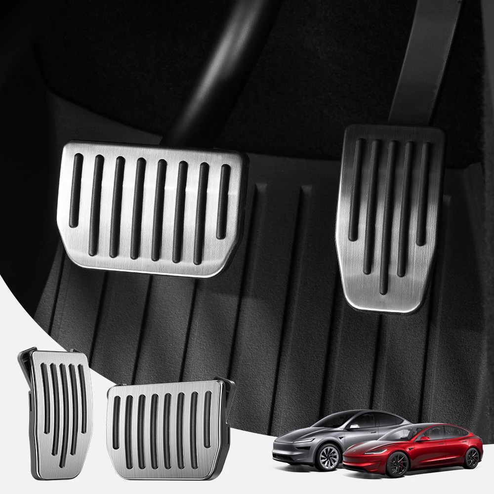 Nakładki na pedały YZ do Tesla Model 3 Y/YL Highland Juniper 2019-2026, montowane na zatrzask, ze stopu… Nakładki na pedały YZ do Tesla Model 3 Y/YL Highland Juniper 2019-2026, montowane na zatrzask, ze stopu…