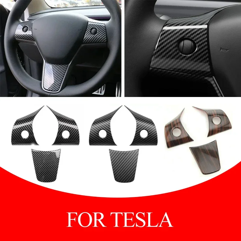Naklejka dekoracyjna na panel kierownicy samochodowej do Tesla Model 3 2016-2023 Model Y 2019-2023 Akcesoria… Naklejka dekoracyjna na panel kierownicy samochodowej do Tesla Model 3 2016-2023 Model Y 2019-2023 Akcesoria…