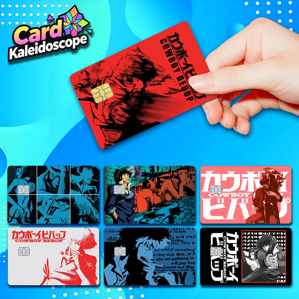 Naklejka na kartę kredytową Anime Cowboy Bebop, skórka na kartę, naklejka ochronna na VISA, JCB, Mastercard i… Naklejka na kartę kredytową Anime Cowboy Bebop, skórka na kartę, naklejka ochronna na VISA, JCB, Mastercard i…