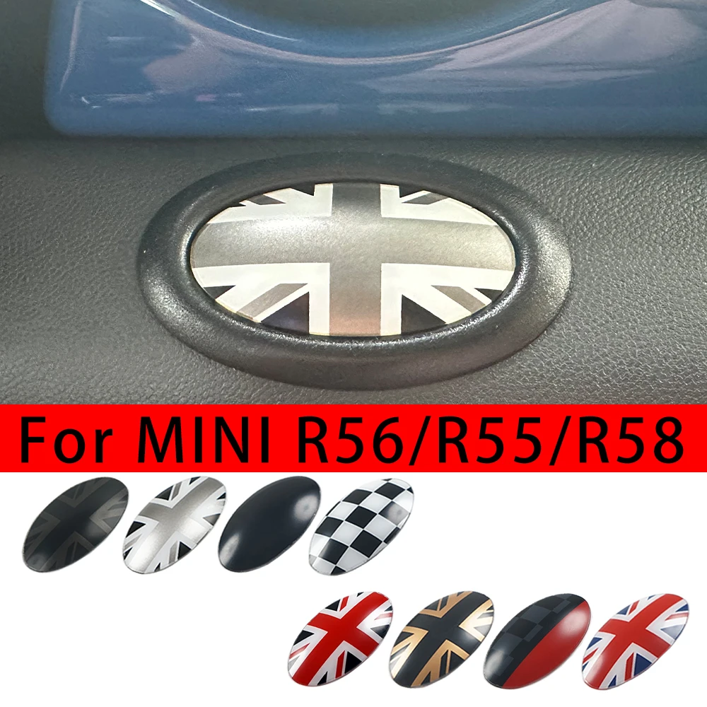 Naklejka na przycisk przełącznika schowka samochodowego do MINI Cooper R55 R56 R58, dekoracja wnętrza…