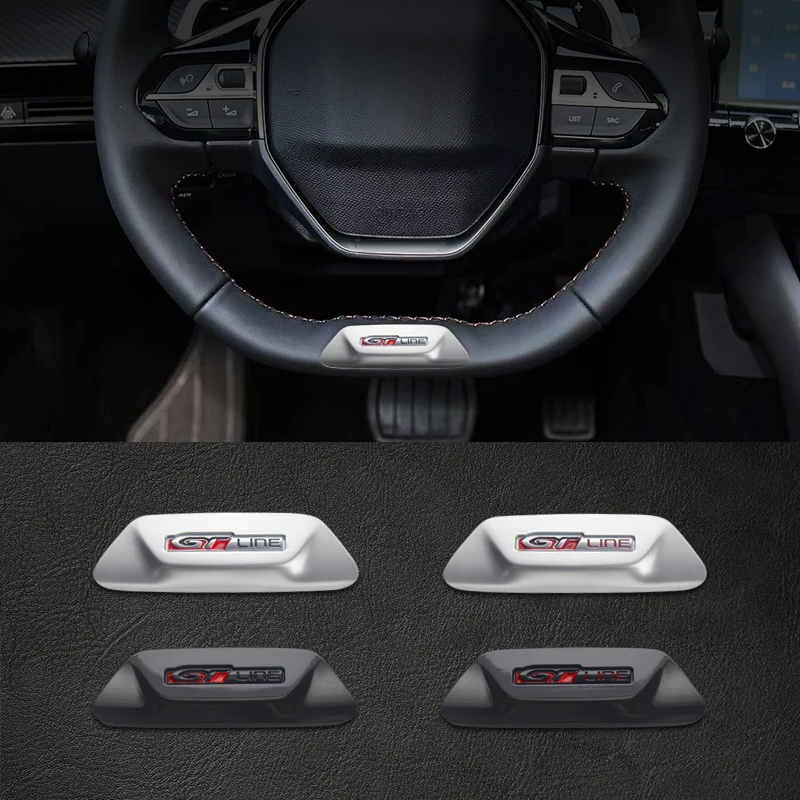 Naklejka z emblematem na kierownicę samochodową GTLINE Design do Peugeot 5008 508 4008 308PHEV /2008 2022 /208… Naklejka z emblematem na kierownicę samochodową GTLINE Design do Peugeot 5008 508 4008 308PHEV /2008 2022 /208…