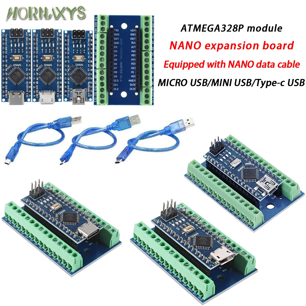 NANO V3.0 3.0 Kontroler Terminal Adapter Płytka Rozszerzeń NANO IO Shield Prosta Płytka Rozszerzająca Dla…