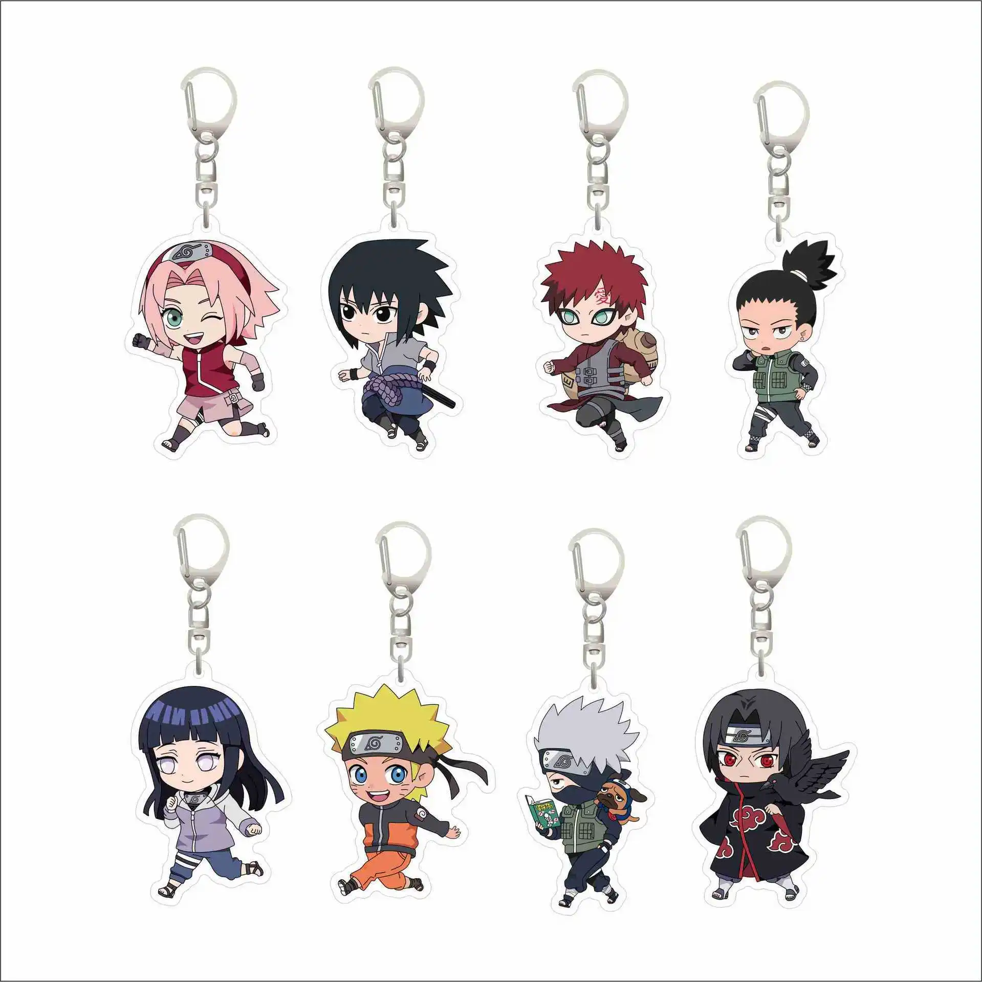 Naruto Anime Akatsuki Uchiha Itachi Akrylowy Prezent dla Przyjaciół Dziewczyna Wisiorek Biżuteria Uroczy…