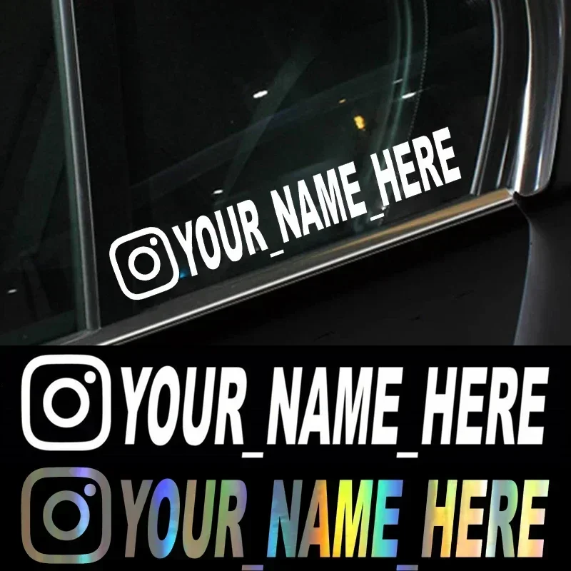 Nazwa użytkownika Niestandardowe spersonalizowane naklejki winylowe Instagram Motocykl dla Instagram FACEBOOK… Nazwa użytkownika Niestandardowe spersonalizowane naklejki winylowe Instagram Motocykl dla Instagram FACEBOOK…