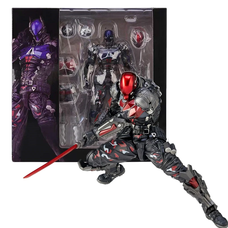 Niesamowita figurka YAMAGUCHI Arkham Knight Batman Red Hood Robin Jason Todd Figuarts kolekcja zabawkowy Model… Niesamowita figurka YAMAGUCHI Arkham Knight Batman Red Hood Robin Jason Todd Figuarts kolekcja zabawkowy Model…