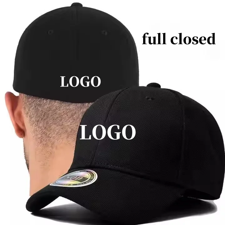 Niestandardowe haftowane logo Back Closed Sport Golf Hat Outdoor Casual Fitted Baseball Caps Women Men Hip Hop…