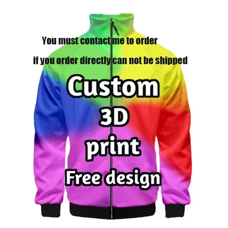 Niestandardowe, Twoje ekskluzywne bluzy z nadrukiem 3D dla mężczyzn Moda Hip Hop Kurtki z krótkim rękawem…