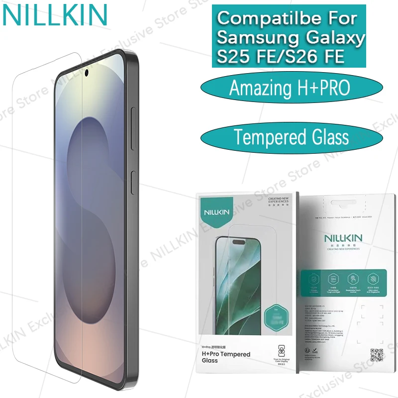 Nillkin Szkło Hartowane H+PRO o Wysokiej Rozdzielczości na Połowę Ekranu do Samsung Galaxy S26 FE / Galaxy S25… Nillkin Szkło Hartowane H+PRO o Wysokiej Rozdzielczości na Połowę Ekranu do Samsung Galaxy S26 FE / Galaxy S25…