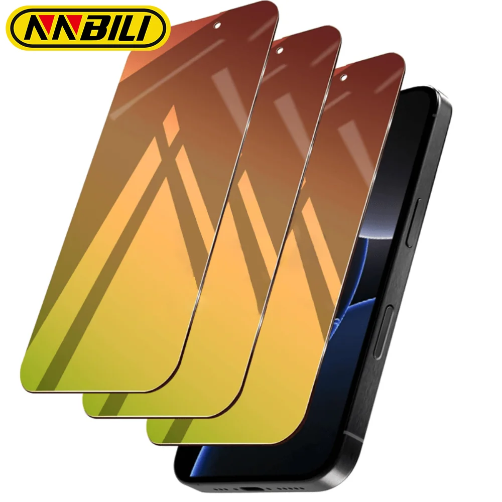 NNBILI 3 szt. Folia Ochronna na Ekran iPhone 17 16Pro Max, Ochrona Prywatności, Bez Pęcherzyków Powietrza…