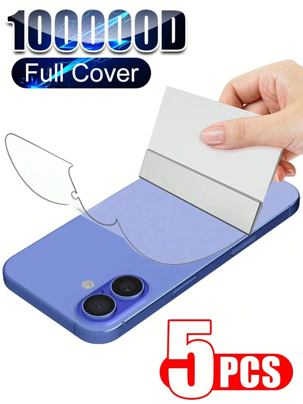 NNBILI 5-2szt Tylna folia hydrożelowa do iPhone 16 15 Pro Max Plus 13 14 12 11 XS XR Miękka przezroczysta…