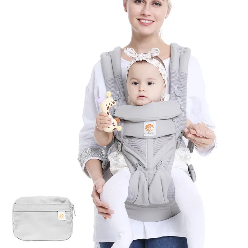 Nosidełko dla dziecka Egobaby 360 Omni Bawełniane, oddychające, ergonomiczne plecaki z uchwytem na ramię, pas… Nosidełko dla dziecka Egobaby 360 Omni Bawełniane, oddychające, ergonomiczne plecaki z uchwytem na ramię, pas…