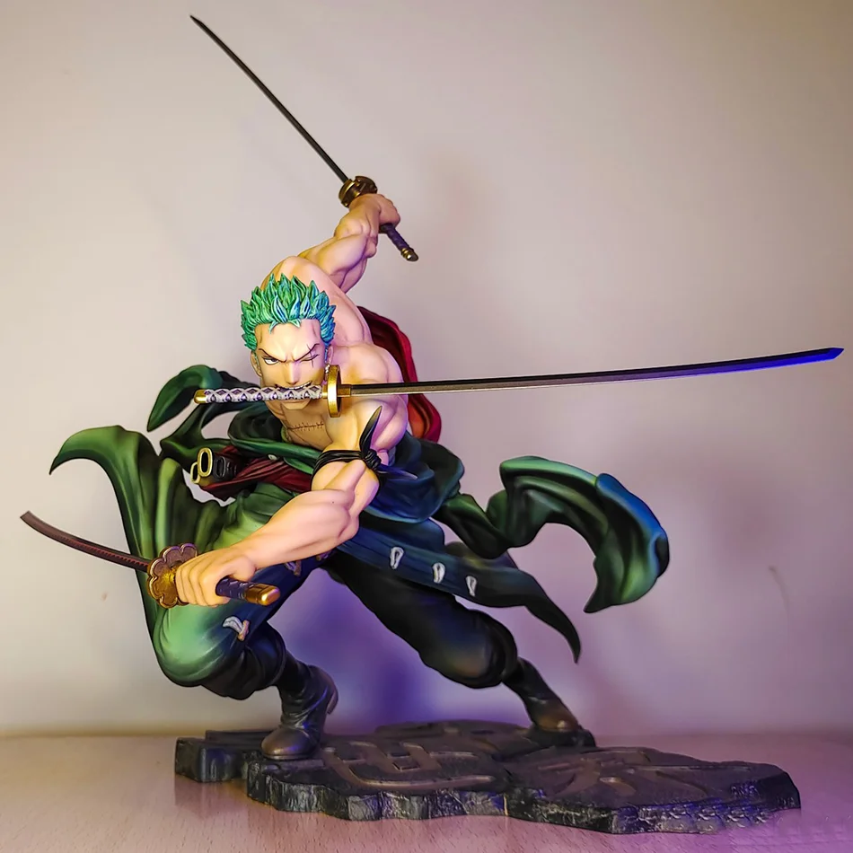 Nowa 20cm Figurka Anime One Piece GK Roronoa Zoro PVC Figurka Akcji Kolekcjonerska Model Lalka Zabawka Prezent…