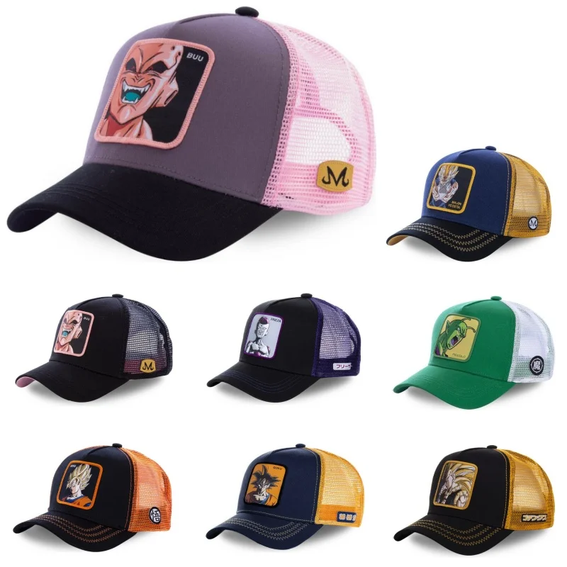 Nowa czapka Dragon Ball Son Goku Letnia podróżna czapka z daszkiem Męska haftowana czapka w stylu hip-hopu… Nowa czapka Dragon Ball Son Goku Letnia podróżna czapka z daszkiem Męska haftowana czapka w stylu hip-hopu…