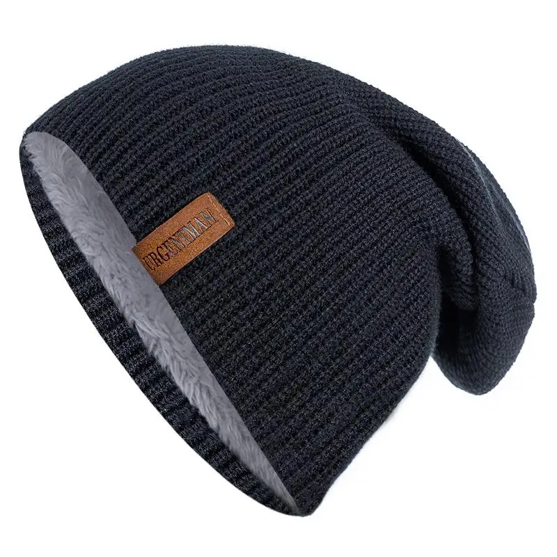 Nowa czapka Unisex Letter Beanie Hat Leisure Add Fur Lined Winter Hats For Men Women Keep Warm Knitted Hat… Nowa czapka Unisex Letter Beanie Hat Leisure Add Fur Lined Winter Hats For Men Women Keep Warm Knitted Hat…