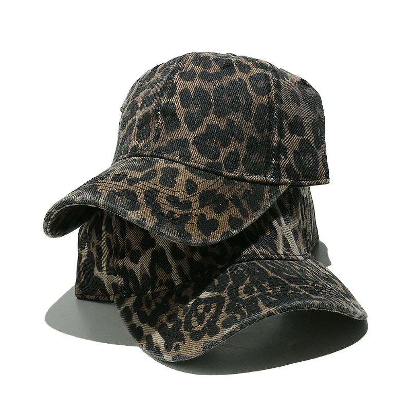 Nowa czapka z daszkiem Four Seasons damska czapka z daszkiem Outdoor Shade wzór w cętki męska