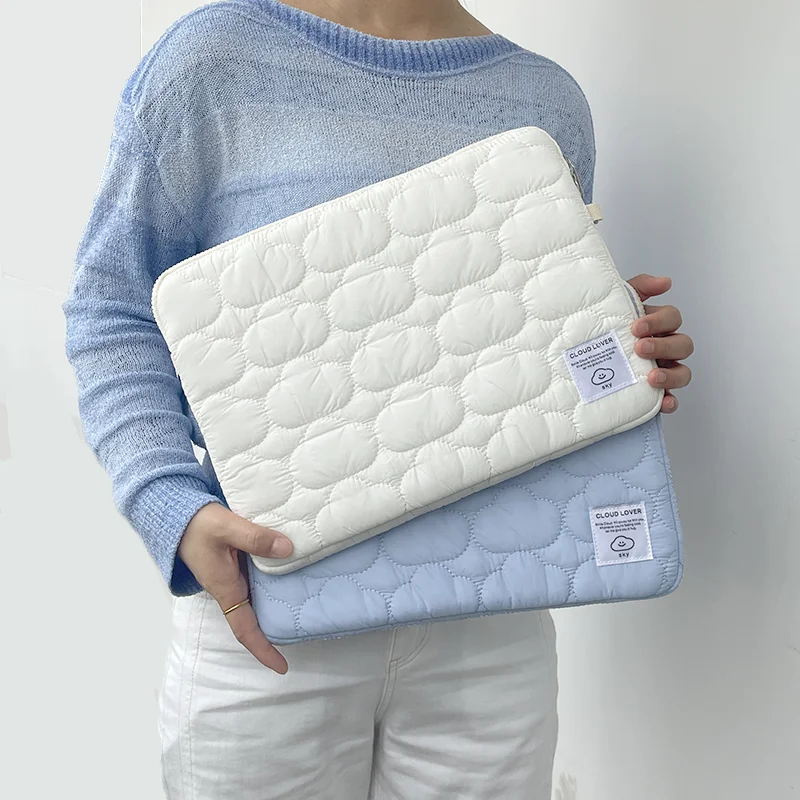 Nowa torba na laptopa Cloud Torba na iPada Bawełniana torba o dużej pojemności do przechowywania Haft…