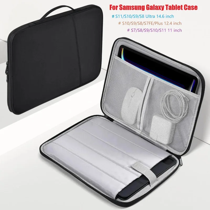 NOWA torba na tablet Samsung Galaxy Tab S11/S10/S9/S8 Ultra 14.6 cala, S10+ S9/S8/S7 Plus 12.4”, S9FE, S11…
