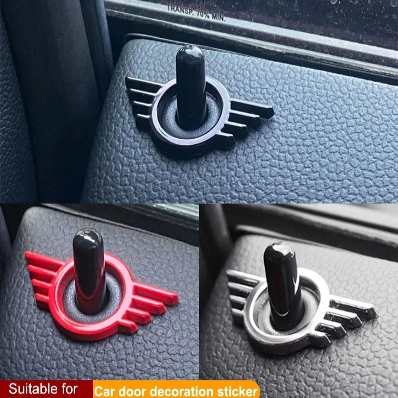 Nowe naklejki dekoracyjne na przyciski drzwi samochodu MINI Cooper S JCW F54 F55 F56 R55 R56 R61 F57 F60… Nowe naklejki dekoracyjne na przyciski drzwi samochodu MINI Cooper S JCW F54 F55 F56 R55 R56 R61 F57 F60…