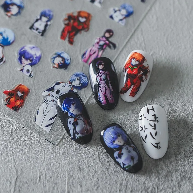 Nowe naklejki na paznokcie EVA Ayanami Rei Sōryū Asuka Rangurē Anime Gadżety Komiksowe Ręcznie Rysowane… Nowe naklejki na paznokcie EVA Ayanami Rei Sōryū Asuka Rangurē Anime Gadżety Komiksowe Ręcznie Rysowane…