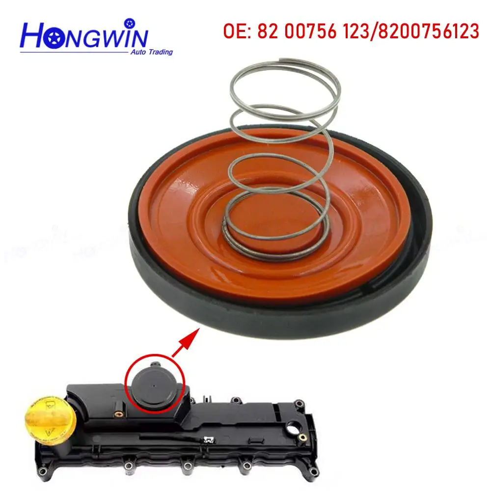 NOWOŚĆ 8200756123 , 8200433603 Zestaw naprawczy pokrywy zaworów PCV z membraną do Nissan Renault Kangoo Clio… NOWOŚĆ 8200756123 , 8200433603 Zestaw naprawczy pokrywy zaworów PCV z membraną do Nissan Renault Kangoo Clio…