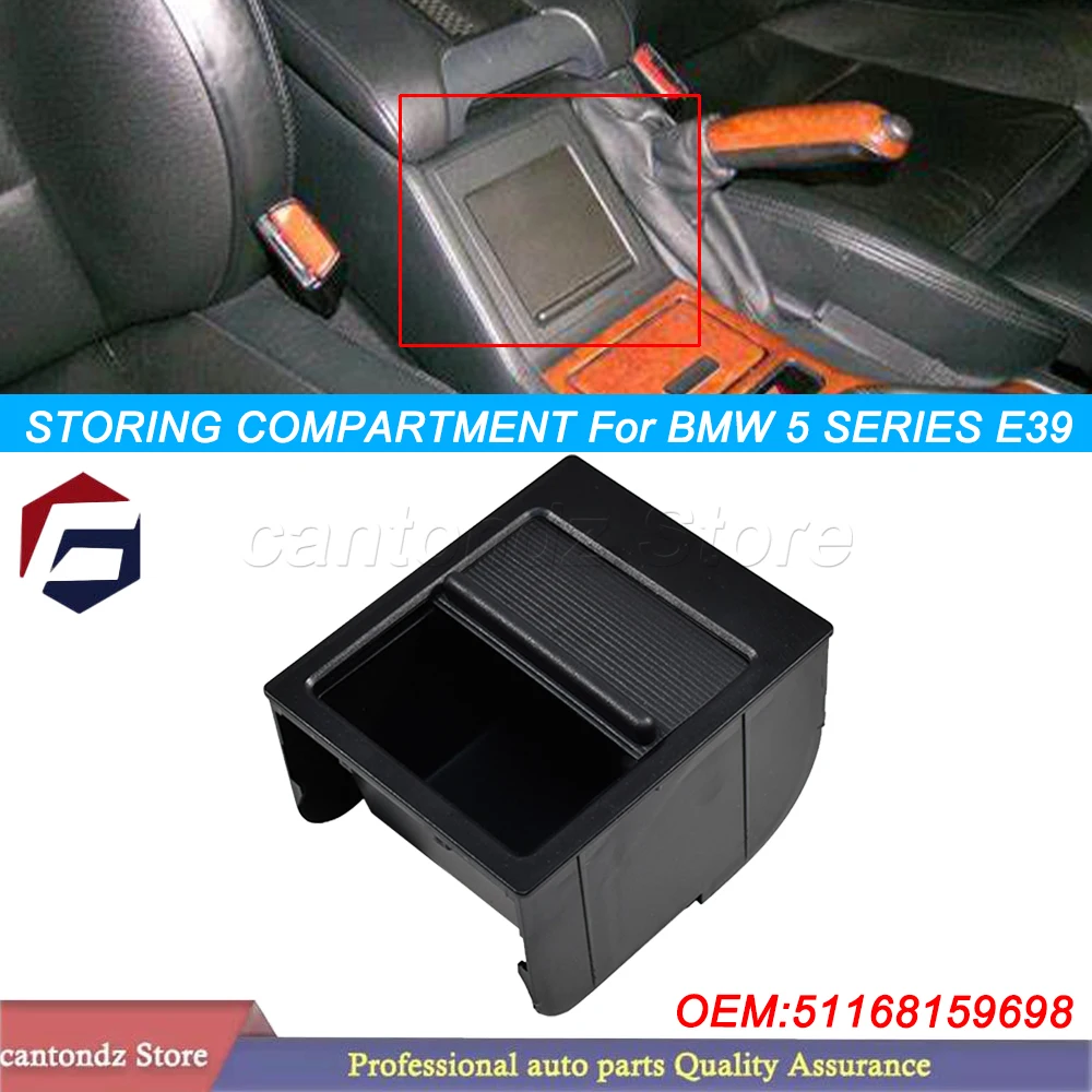 NOWOŚĆ dla BMW 5 SERIES E39 525i 540i M5 Konsola środkowa Schowek na monety Czarna tacka do przechowywania… NOWOŚĆ dla BMW 5 SERIES E39 525i 540i M5 Konsola środkowa Schowek na monety Czarna tacka do przechowywania…