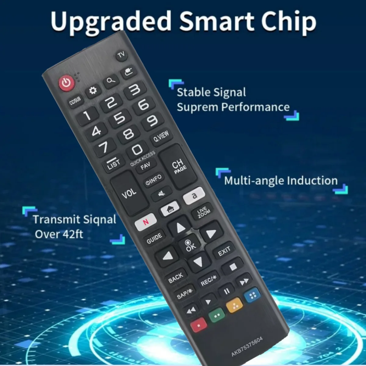NOWY AKB 75375604 Pilot zdalnego sterowania pasuje do SMART TV 43UK6300PUE 32LK610BPUA 49UK6300PUE 55UK6300PUE NOWY AKB 75375604 Pilot zdalnego sterowania pasuje do SMART TV 43UK6300PUE 32LK610BPUA 49UK6300PUE 55UK6300PUE