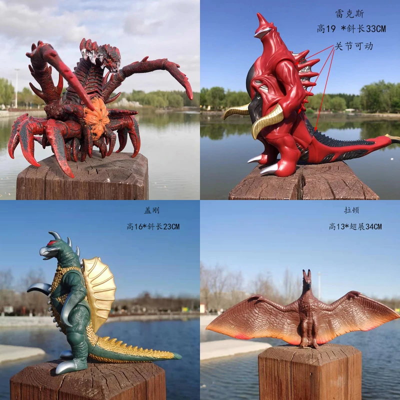 Nowy duży rozmiar Godzilla seria Anime figurka Destoroyah VS potwory kolekcja lalki ozdoby zabawki dla dzieci…