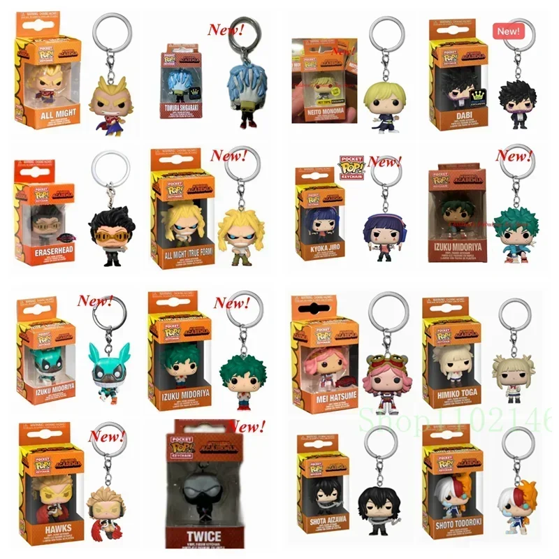 Nowy Funko Pocket Brelok My Hero Academia Deku Bakugo Mirio Togata Dabi Izuku Midoriya Kyoka Jiro Model…