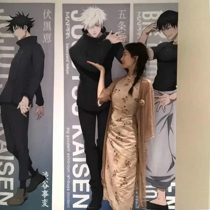 Nowy plakat Satoru Gojo Jujutsu Kaisen Dekoracja pokoju Plakat Naklejki ścienne Okkotsu Yuta Mahito Plakat o…
