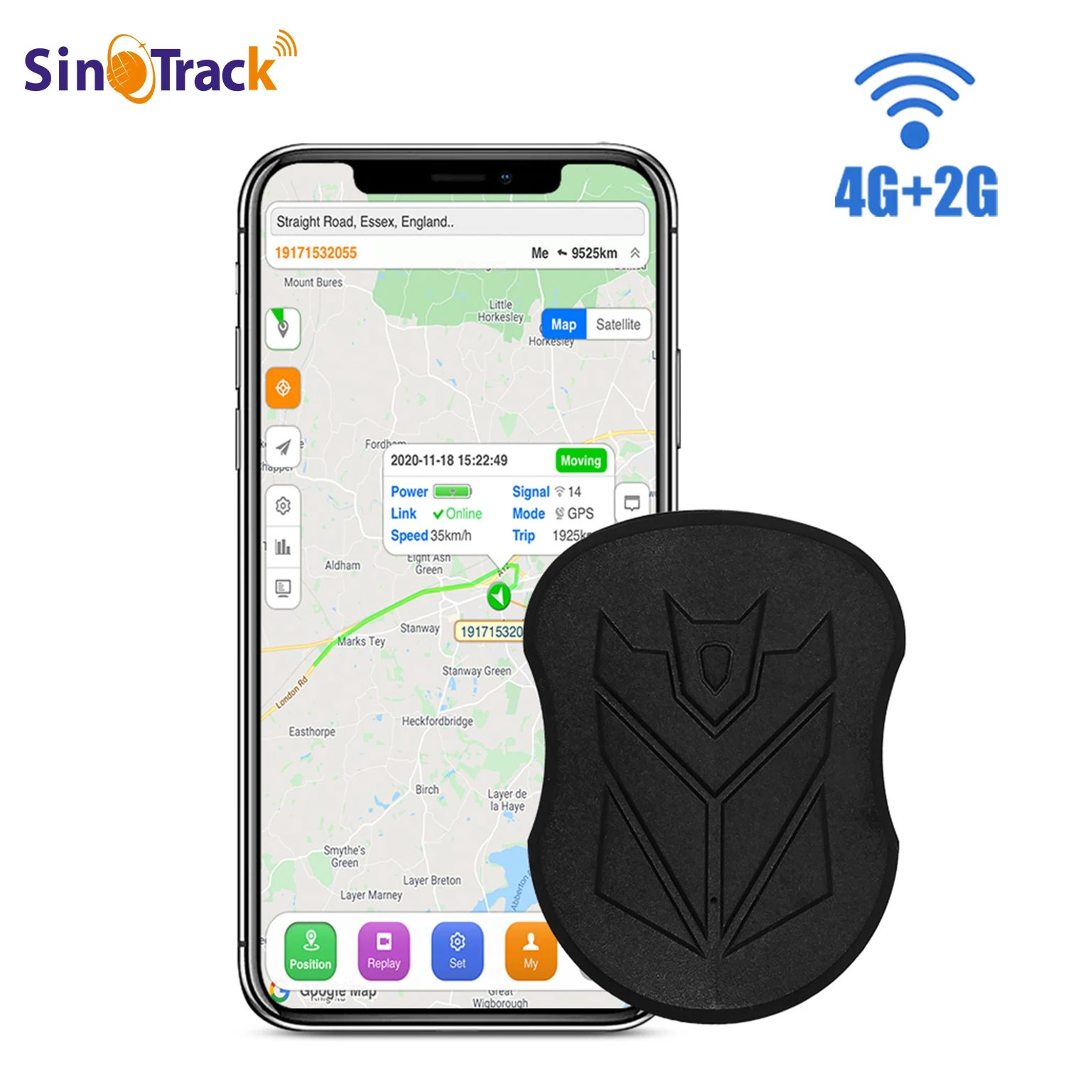 Nowy wodoodporny lokalizator GPS 4G ST-905 lokalizator śledzenia pojazdu magnes długi czas czuwania 10000mAH…