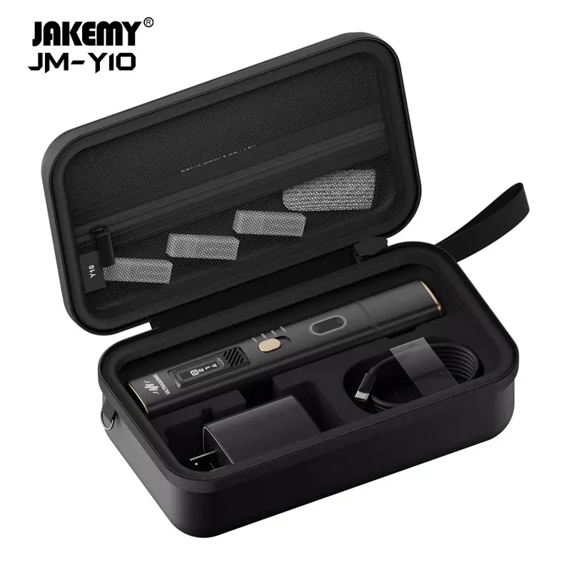 Nóż ultradźwiękowy JAKEMY JM-Y10 z ekranem OLED, oświetleniem LED, wielofunkcyjny do usuwania kleju, cięcia… Nóż ultradźwiękowy JAKEMY JM-Y10 z ekranem OLED, oświetleniem LED, wielofunkcyjny do usuwania kleju, cięcia…