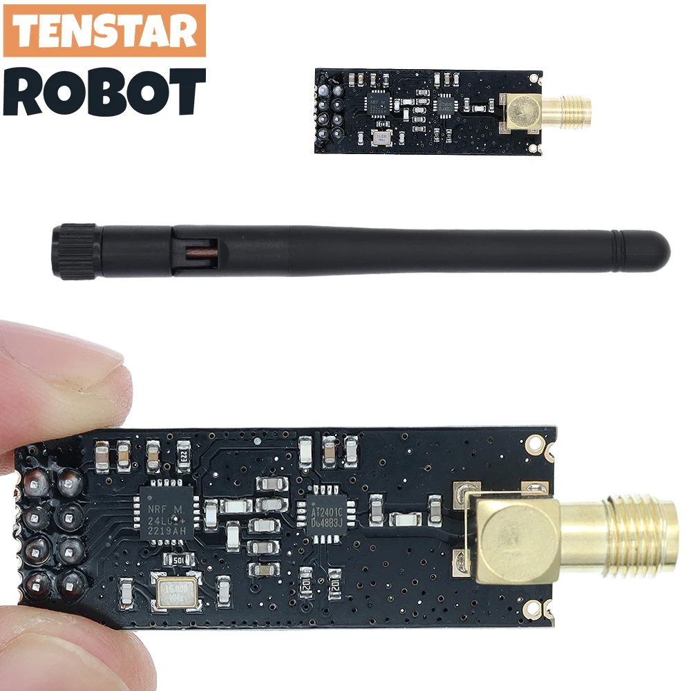 NRF24L01+PA+LNA Moduł bezprzewodowy 2.4G o zasięgu 1100 metrów z anteną NRF24L01+PA+LNA Moduł bezprzewodowy 2.4G o zasięgu 1100 metrów z anteną